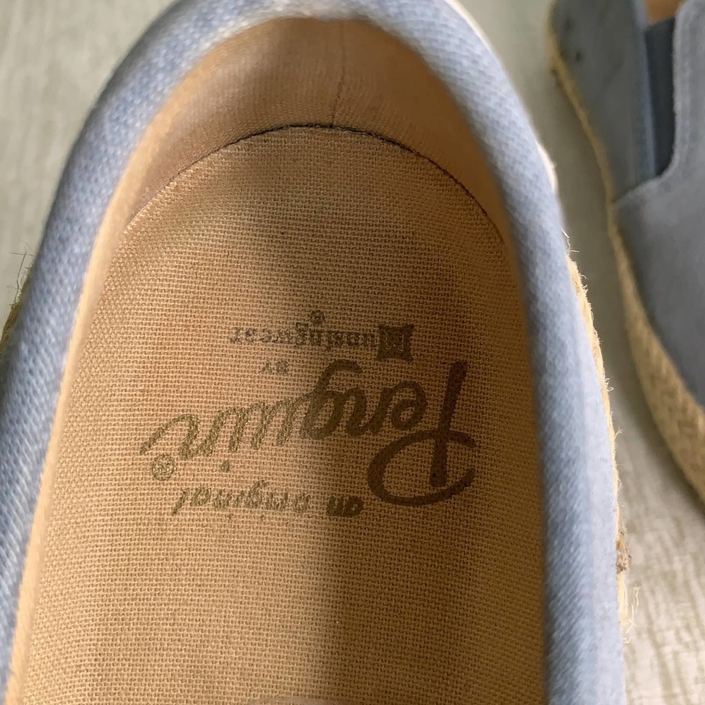 PENGUIN MEN’S BLUE SUEDE ESPADRILLES SIZE 8.5 - Picture 2 of 9